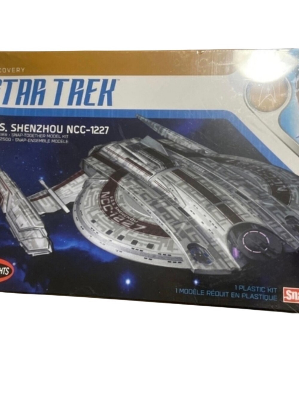 NEW Sealed Star Trek U.S.S. Shenzhou NCC-1227 Model Kit Polar Lights